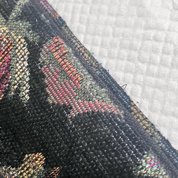 Danny K Beverly Hills, Black Earth Tone Tapestry Shoulder/ Tote Bag. USA MADE - Picture 9 of 14